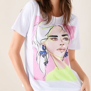 Zara // Graphic Tee
